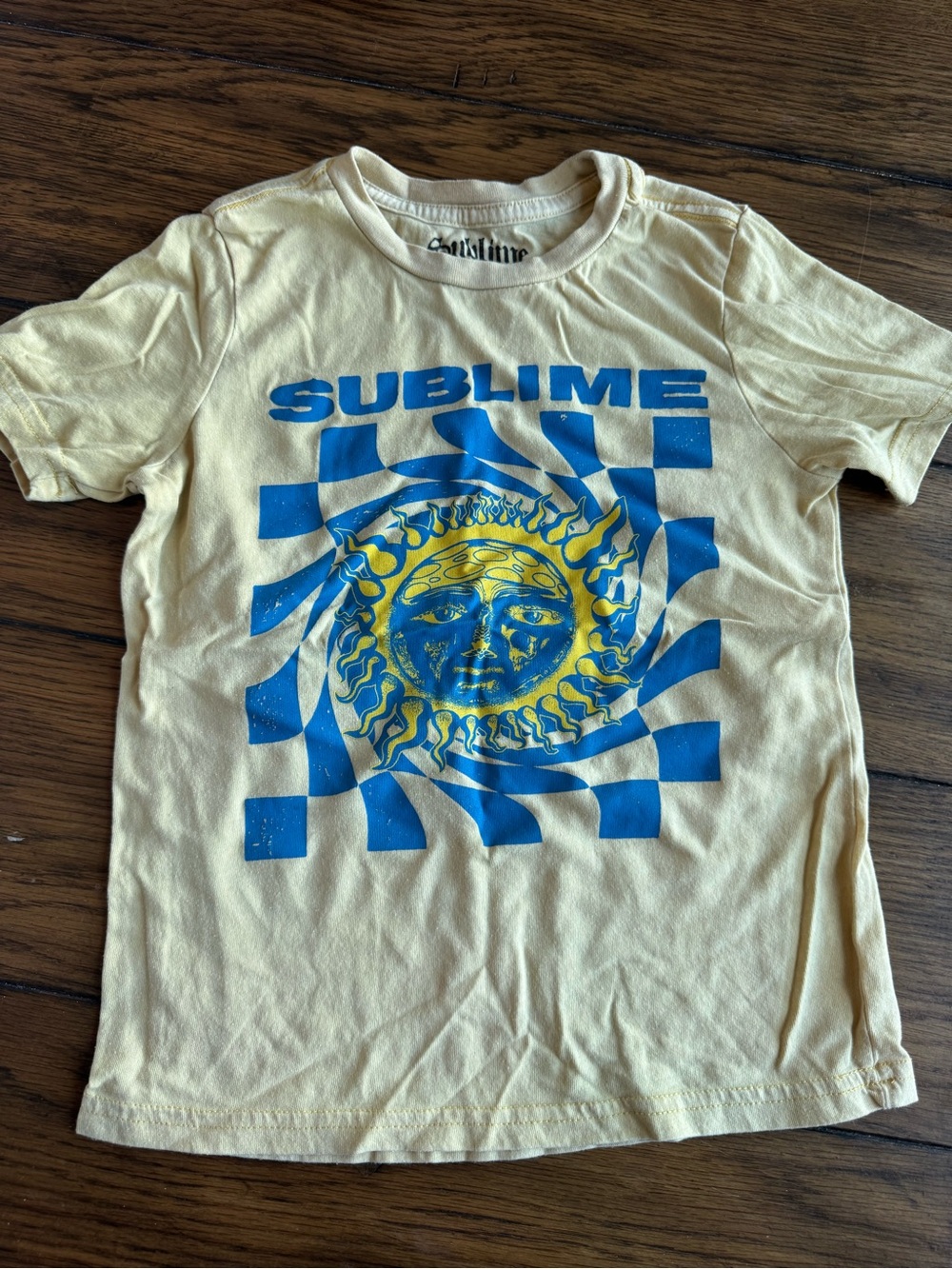 Yellow Graphic Tee for Kids